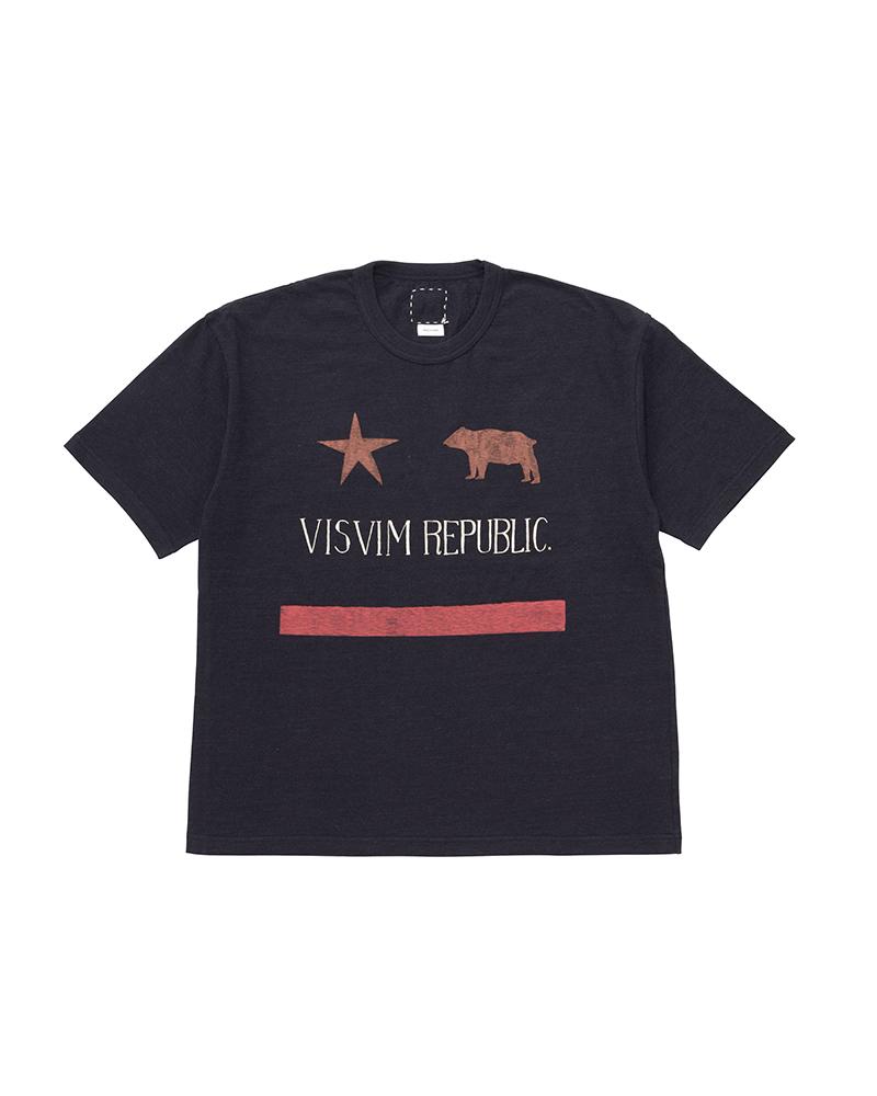 visvim JUMBO TEE S/S サイズ4 NAVY JUMBO TEE S/S (U.D.) | Visvim Official North American Web Store